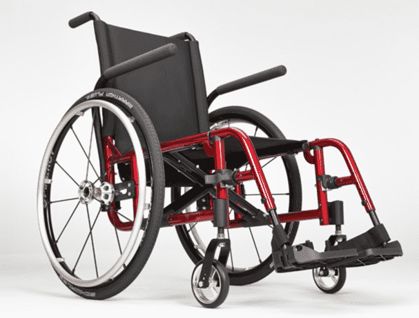 Catalyst red manual wheelchair
