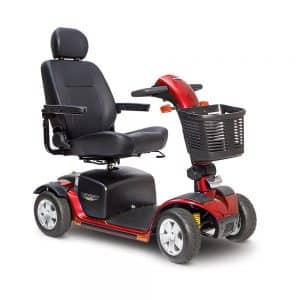 Victory red scooter
