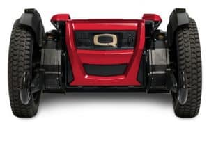 red quantum power wheelchair