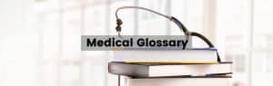 medical glossary header