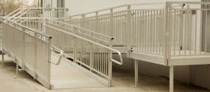 Outdoor Metal Access Ramp